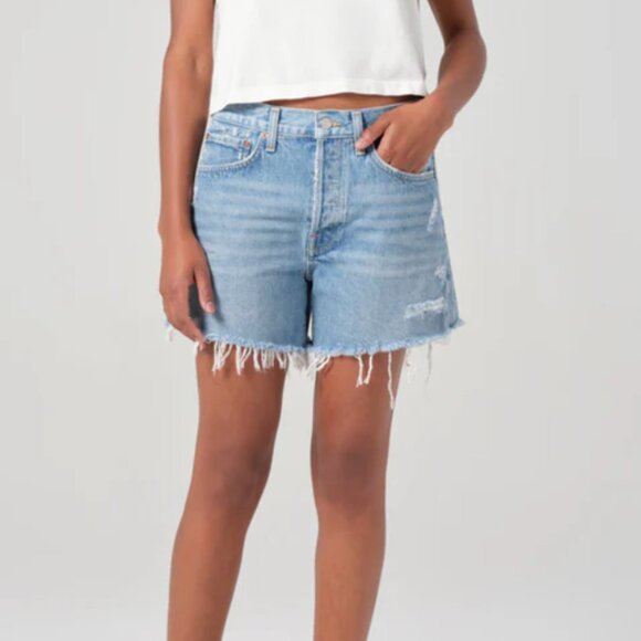 Agolde Parker Long Short in Swapmeet, 28 - Picture 2 of 5